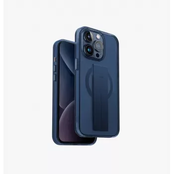 UNIQ Heldro Mag Case iPhone 15 Pro 6,1 colio MagClick įkrovimui Ultramarine Deep Blue