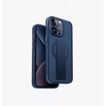 UNIQ Heldro Mag dėklas, skirtas iPhone 15 Pro Max 6,7 colio, su MagClick įkrovimu, ultramarino giliai mėlynas