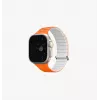 UNIQ Revix Evo Reversible Magnetic Silicone Strap for Apple Watch Series 1/2/3/4/5/6/7/8/9/SE/SE2/SE3/Ultra/Ultra2/Ultra3 42/44/45/49mm Viridian Green / Burnt Yellow