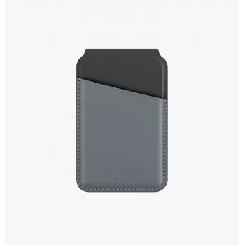 UNIQ Lyden DS Magnetinė Piniginė su RFID Telefono Stovu Kanarinė Geltona / Pilka