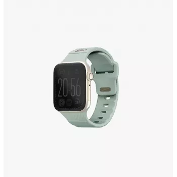 UNIQ Stride Apple Watch Series 1/2/3/4/5/6/7/8/9/SE/SE2/SE3 38/40/41mm FKM Rubber Strap Iceplant Green