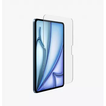 UNIQ Optix Clear Tempered Glass Screen Protector, skirta iPad Air 13 colių (M2 2024 / M3 2025 / M4 2026), su montavimo rėmeliu