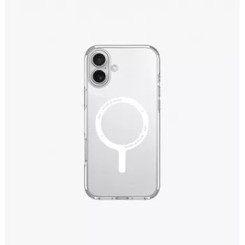 UNIQ Clario Dėklas, skirtas iPhone 16 Plus 6.7 colio, Magclick įkrovimui, permatomas
