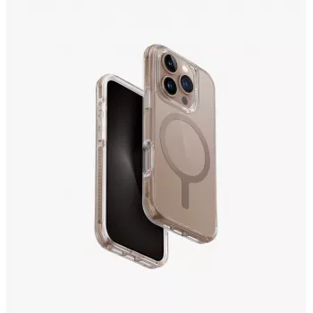 UNIQ Combat Case for iPhone 16 Pro 6.3 inch MagClick Charging Taupe Gold