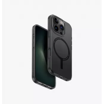UNIQ Clario Case iPhone 16 Pro 6.3 colio Magclick Charging Smoke