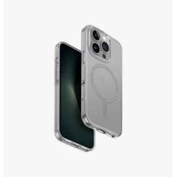 UNIQ Clario Case iPhone 16 Pro 6.3 colio Magclick Charging Smoke