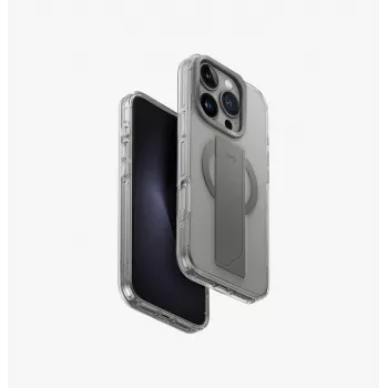 UNIQ Heldro Max Dėklas iPhone 16 Pro 6.3 col. Magclick Įkrovimas Skaidrus
