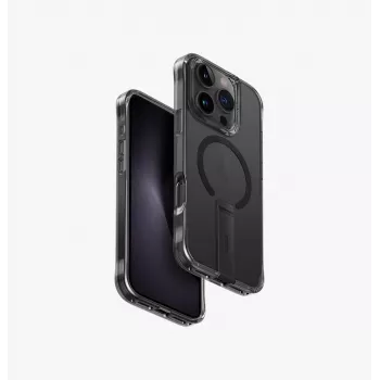 UNIQ Eleva with Vertica Stand Case for iPhone 16 Pro 6.3 inch Carbon Black