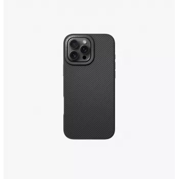 UNIQ Keva Max Magclick Įkrovimo Dėklas, Skirtas iPhone 16 Pro Max 6,9 colio, Anglies Juoda