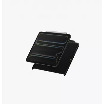 UNIQ Axel Folio Case, skirta iPad Pro 11 colių M4 2024 / M5 2025, Black Ebony