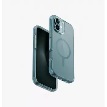 UNIQ Combat Case, skirta iPhone 16 Plus 6,7 colio, MagClick įkrovimui, žalsvai mėlyna (Teal Green)