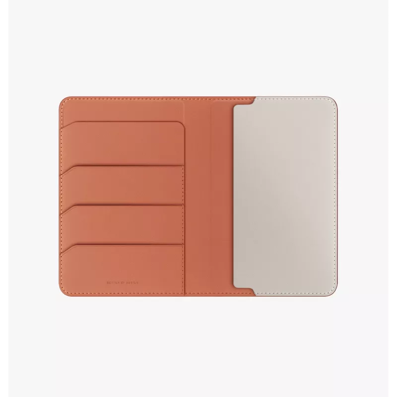 UNIQ Belmont RFID Passport Holder Green & Ivory