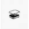 UNIQ Voute apsauginis dėklas su ekrano apsauga, skirta Apple Watch Series 10/11 46mm, grūdintas stiklas, rožinis auksas