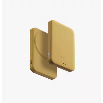 UNIQ Lyden Lexa Magnetic Power Bank 5000mAh PD USB-C MagSafe Yellow