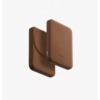 UNIQ Lyden Lexa Magnetic Power Bank 5000mAh PD USB-C MagSafe Caramel