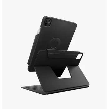UNIQ Rovus Snapmount Magnetic 360 Rotating Detachable Case for iPad Pro 13 M4 2024 / M5 2025, Black