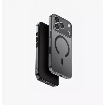 UNIQ Airsuit MagClick Dėklas su Įkrovimu, skirtas iPhone 17 Pro, Juodas