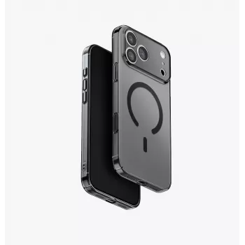 UNIQ Airsuit Dėklas, skirtas iPhone 17 Pro Max, MagClick įkrovimui, juodas