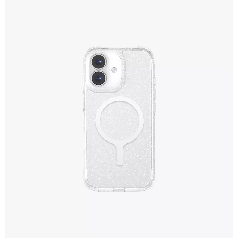 UNIQ LifePro Xtreme MagClick Įkrovimo Dėklas, iPhone 15 Pro Max, Skaidrus Blizgučiai
