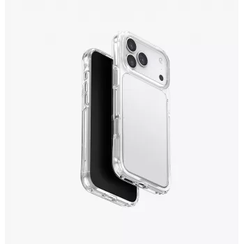 UNIQ Lifepro Xtreme Dėklas, skirtas Apple iPhone 15 Pro Max, Skaidrus, Hibridinis (PC+TPU), MIL-STD-810G Apsauga nuo Kritimo, Suderinamas su MagSafe