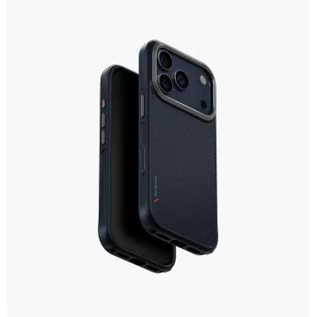 UNIQ Keva Dėklas, skirtas iPhone 17 Pro, MagClick įkrovimui, mėlynas
