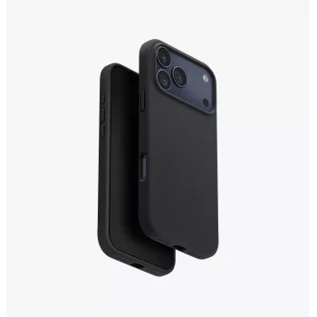 UNIQ Lino Dėklas, skirtas iPhone 15 Pro Max, Magclick įkrovimui, pilkas