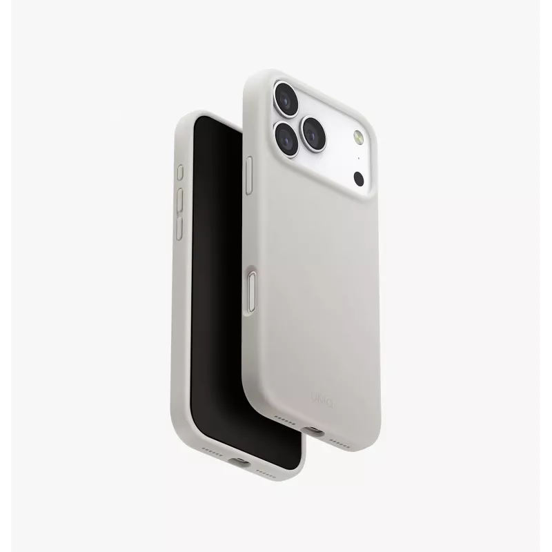 UNIQ Lino MagClick Dėklas su Įkrovimu, skirta iPhone 15 Pro Max, Skystas Silikonas, Oranžinė