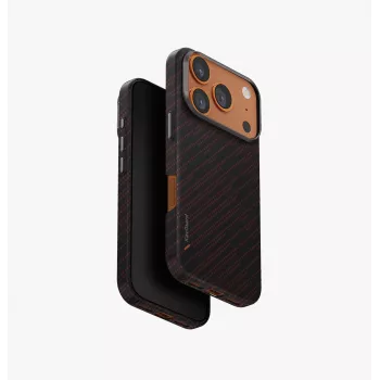 UNIQ Keva Edge Dėklas, skirtas iPhone 17 Pro, MagClick įkrovimui, Juodas