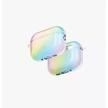 UNIQ Iridescia Protective Hang Case, skirta AirPods Pro 1st & 2nd Gen - Holo Quartz