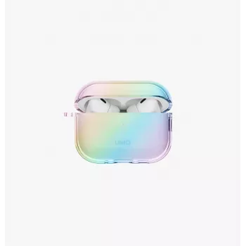 UNIQ Iridescia Protective Hang Case, skirta AirPods Pro 1st & 2nd Gen - Holo Quartz