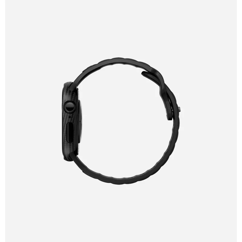 UNIQ Keva Verge apsauginis dėklas Apple Watch Series 10 / 11 42mm juodas