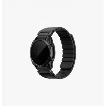UNIQ Fluo Smart-Fit Silicone Strap for Garmin 22mm - Black