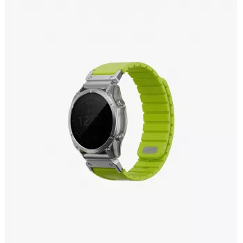 UNIQ Fluo Smart-Fit Silicone Strap for Garmin 22mm - Black