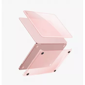 UNIQ Vero Hard Shell Protective Case for MacBook Air 13.6 inch (M2/M3) - Neo Pink