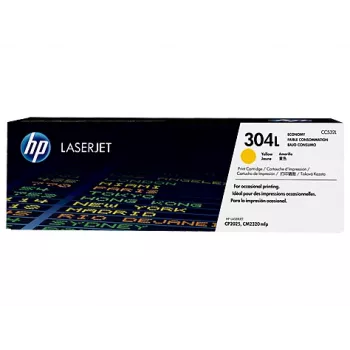 HP 304L Economy Yellow Original LaserJet Toner Cartridge (CC532L)