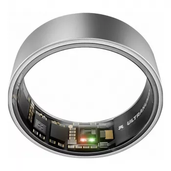ULTRAHUMAN Ring Air – Išmanus žiedas iš titano, dydis 10, Raw Titanium