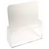 Exacompta A4 stalinis lankstinukų stovas su 1 kišene, polistirenas, skaidrus, 85 x 235 x 247 mm (74058D)