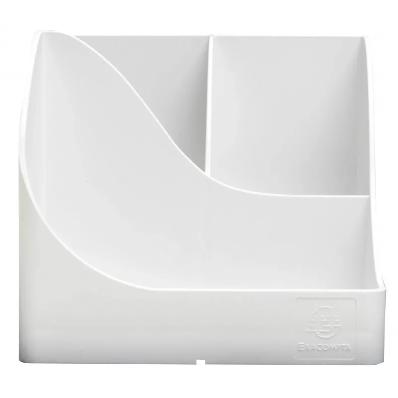 Exacompta Pen Wave AutentiK Pen Holder 5 Compartments White
