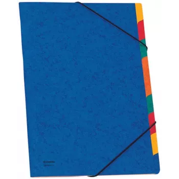 Donau Elektronik Organizer Folder 9 Compartments Blue A4