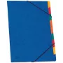 Donau Elektronik Organizer Folder 9 Compartments Blue A4