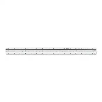 ARISTO Triangular Scale Ruler D-Profile White 30 cm (AR23703EB)