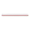 ARISTO Triangular Scale Ruler D-Profile White 30 cm (AR23703EB)