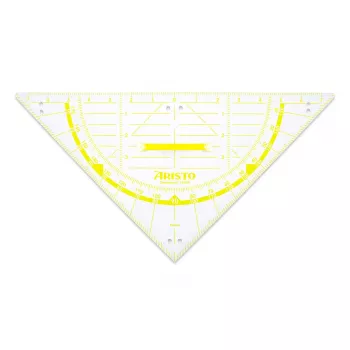 ARISTO Geodreieck 2 Liniuotė 80 cm Skaidrus Plexiglas
