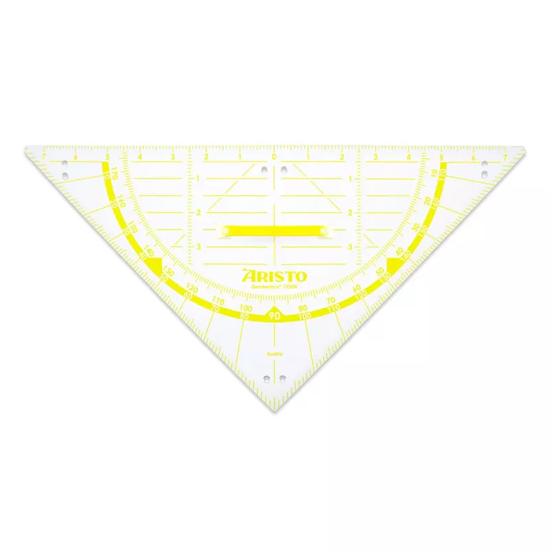 ARISTO Geodreieck 2 Liniuotė 80 cm Skaidrus Plexiglas