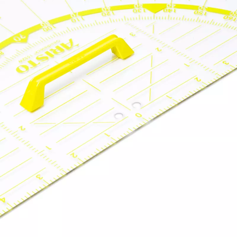 ARISTO Geodreieck 2 Liniuotė 80 cm Skaidrus Plexiglas