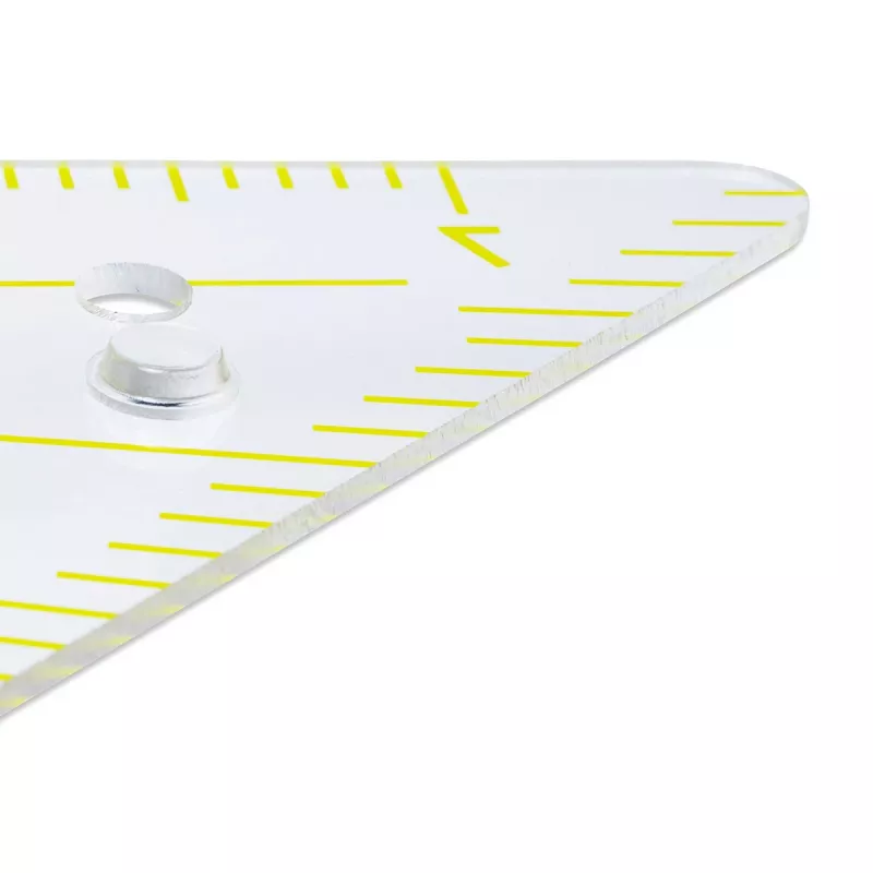 ARISTO Geodreieck 2 Liniuotė 80 cm Skaidrus Plexiglas