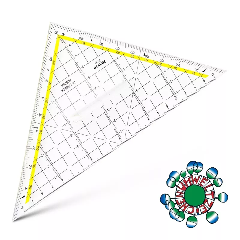 ARISTO Geometry Triangle 22.5 cm Set Square