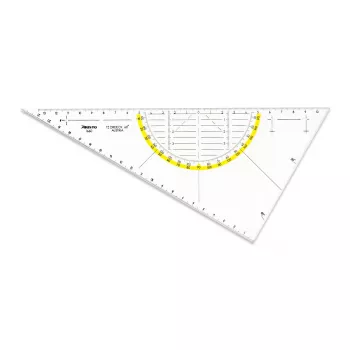 ARISTO Geometry Set Square 26.0 cm Transparent