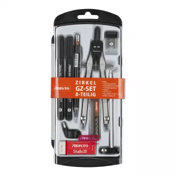 ARISTO GEO-TEC Pieštukinis skriestuvas juodas (AR80078)