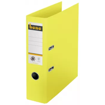 Bene No.1 Segtuvas su svirtimi Geltonas Kartonas 8,0 cm DIN A4